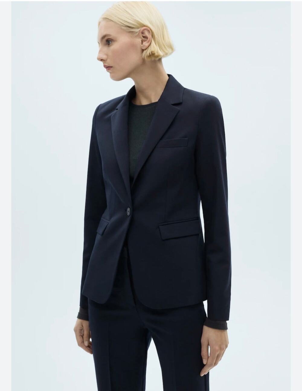Stylish Mango Navy Blazer - Women's Size 8 - New!